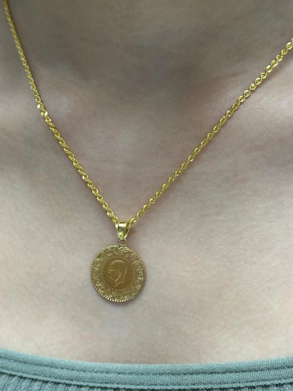  Halat Zincirli Çeyrek Altın