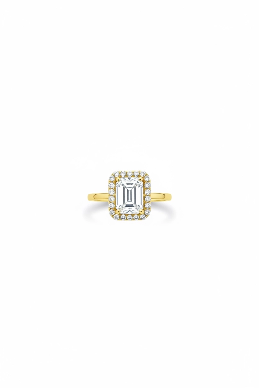 14 Ayar Altın Baget Taşlı Yüzük – 1,80 Gram