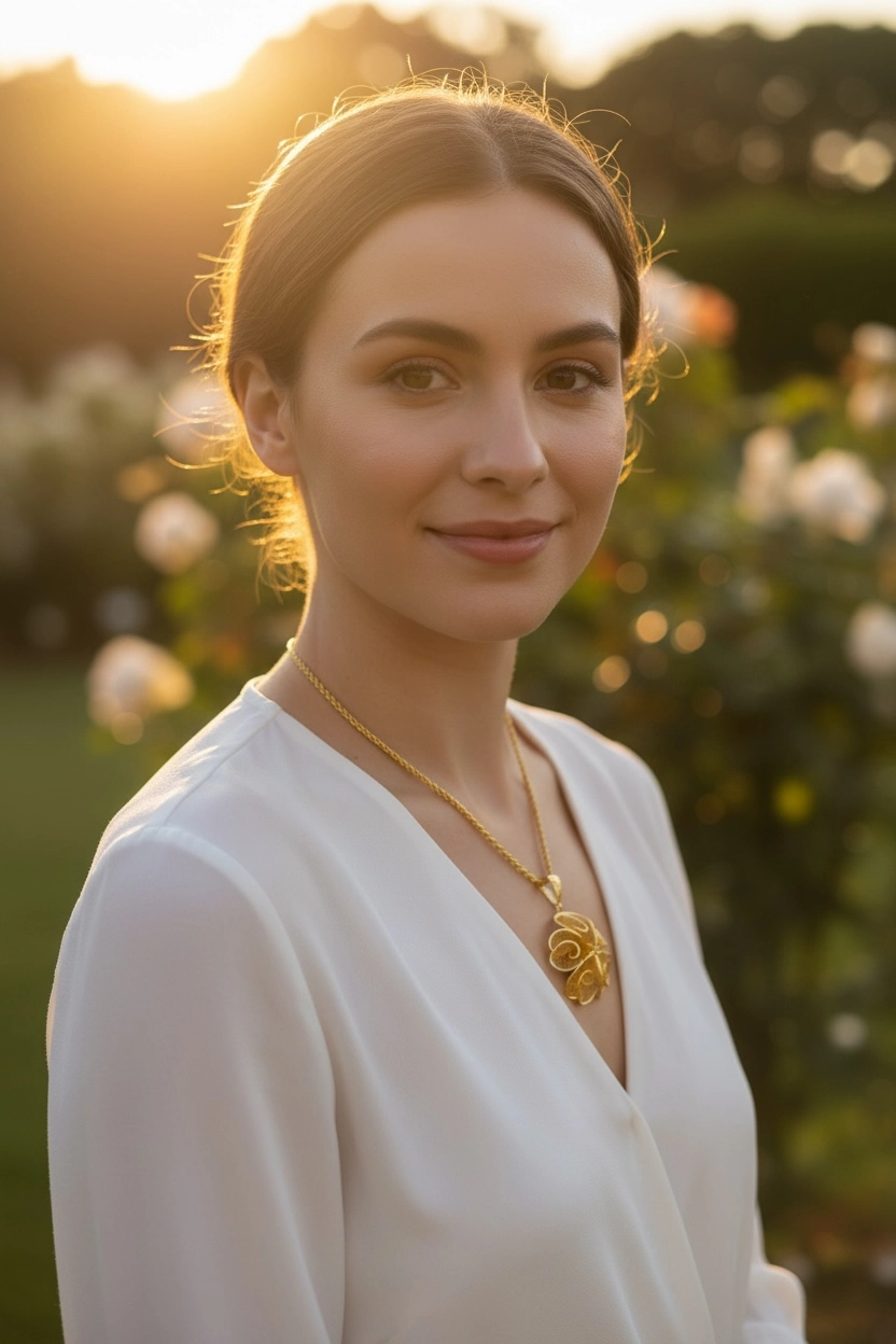 14 Ayar Altın Tül Model Kolye Uçlu Halat Zincir