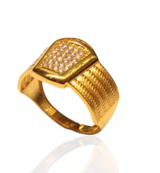 8 Ayar Altın Trabzon Hasır Yüzük – 2,60 Gram | 22 Ayar Altın Görünümlü