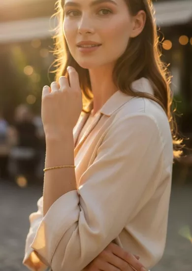  Altın Halat Model Hediyelik Bilezik