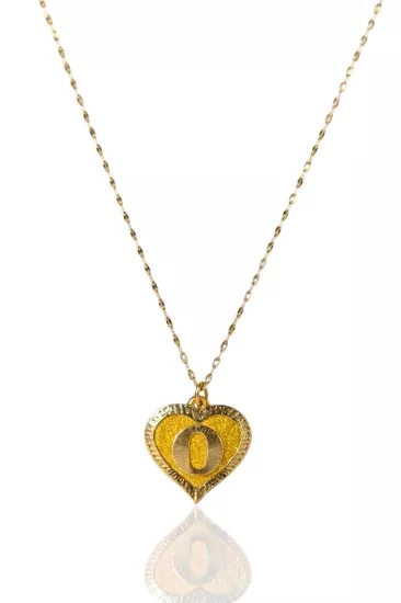 Altın O Harfli Aynalı Zincir