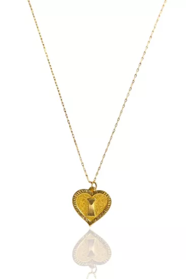 Altın I Harfli Aynalı Zincir