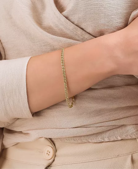  Altın Halka Bileklik (3 MM)