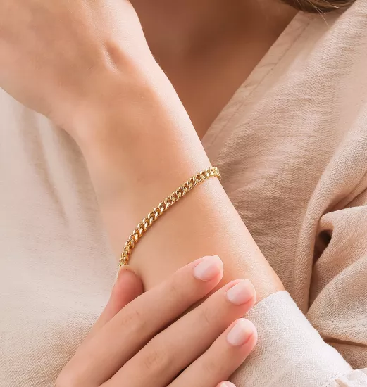  Altın Gurmet Bileklik (4 MM)