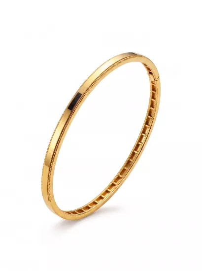Altın Ajda Model Kelepçe Bilezik-3 mm