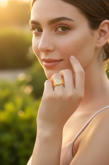 8 Ayar Altın Trabzon Hasır Yüzük – 2,60 Gram | 22 Ayar Altın Görünümlü