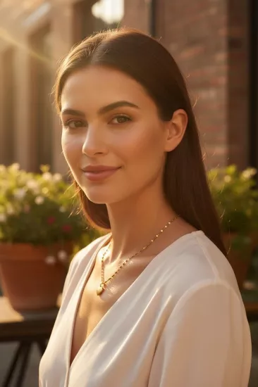  Altın Aynalı Zincirli Kalpli Kolye Ucu