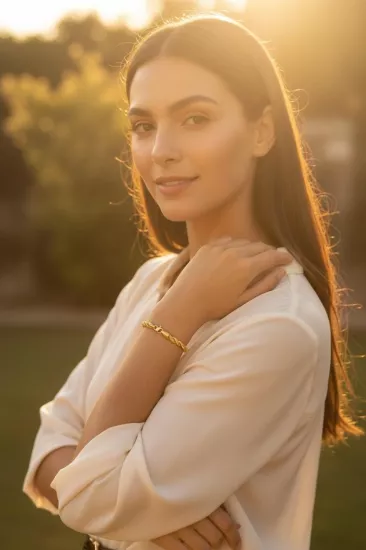 Altın Halat Burgu Model Bilezik