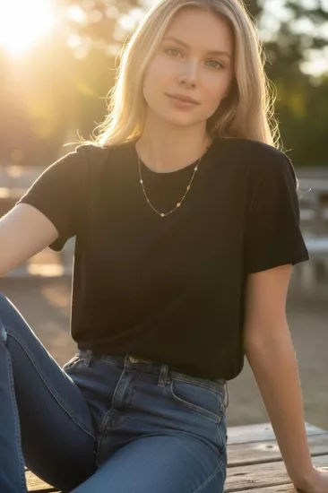 14 Ayar Altın Damla Model Zincir