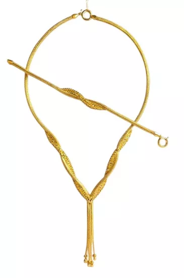 14 Ayar Altın Dorika Toplu İtalyan Kazze Set