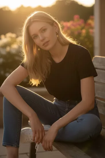 14 Ayar Altın (585 Ayar) Kutup Yıldızı Model Halka Küpe