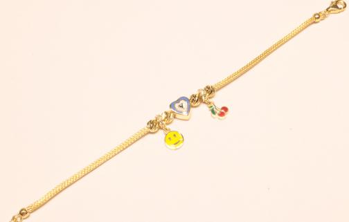 Altın Charm Çocuk Künyesi