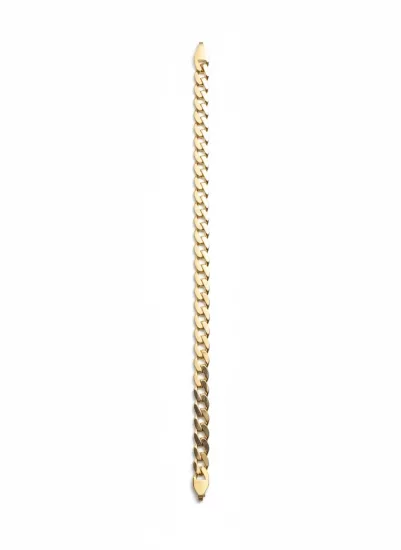 14 Ayar Altın Erkek Gurmet Model Bileklik 4,20 Gram 20 cm 5 mm