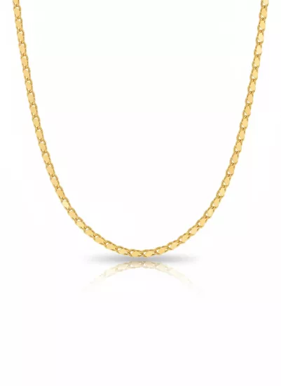 14 Ayar Altın Pullu Model Zincir – 65 cm