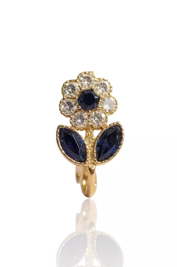 Altın Papatya Bebek-Çocuk Küpesi