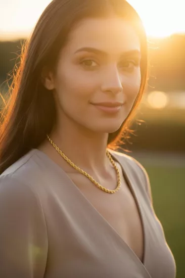 14 Ayar Altın Halat Burgu Model Zincir – 8,00 Gram