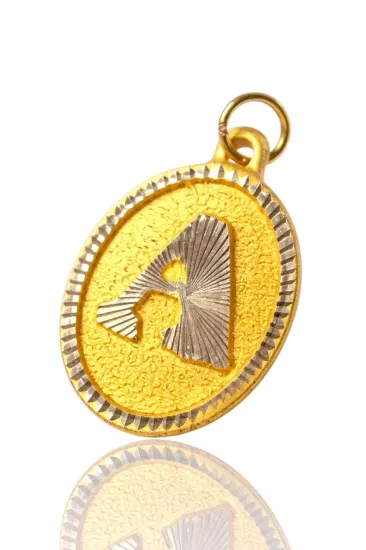 Altın Nostaljik A Harfi