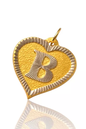 Altın Kalpli B Harfi