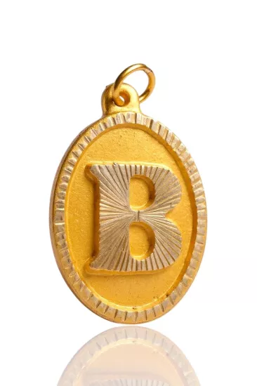 Altın Nostaljik B Harfi