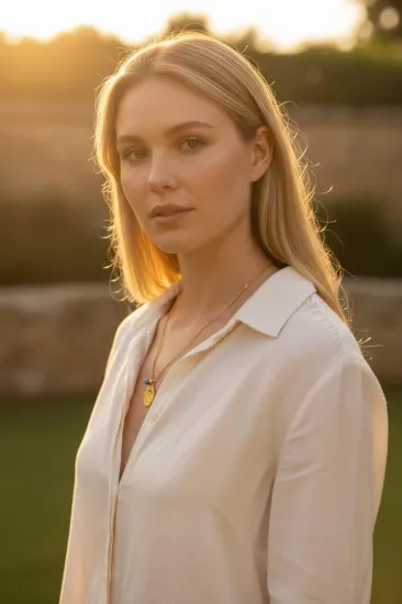 Altın Nostaljik C Harfli Halat Zincir