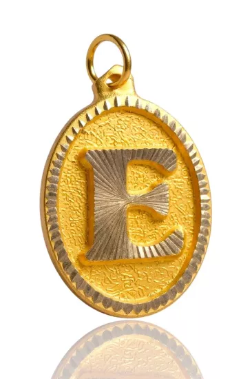 Altın Nostaljik E Harfi