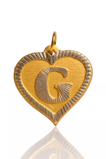  Altın Kalpli G Harfi