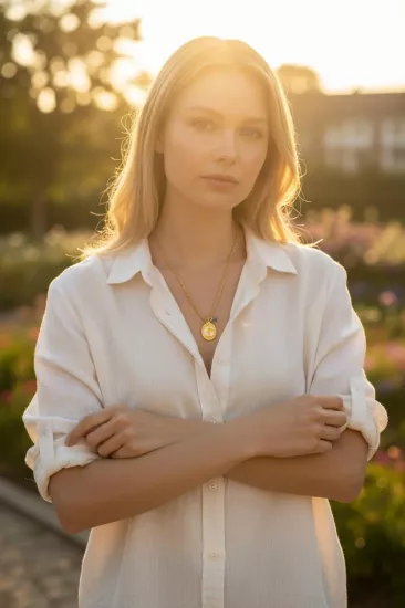 Altın Nostaljik G Harfli Halat Zincir