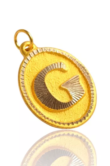 Altın Nostaljik G Harfi