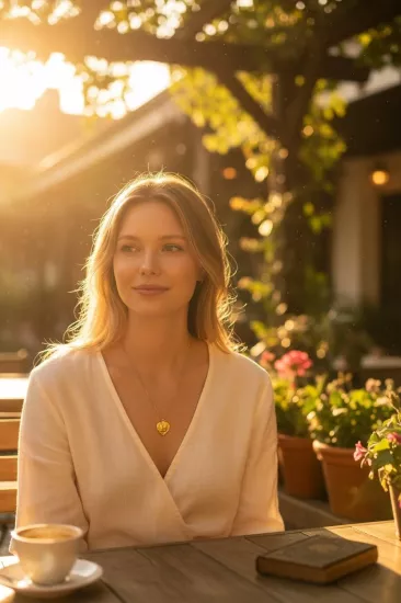 Altın H Harfli Aynalı Zincir