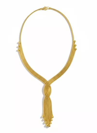 Altın Sarmaşık Model Kazaziye Gerdanlık