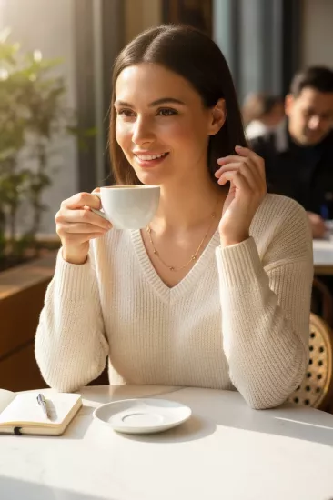  14 Ayar Altın Damla Model Zincir Kolye