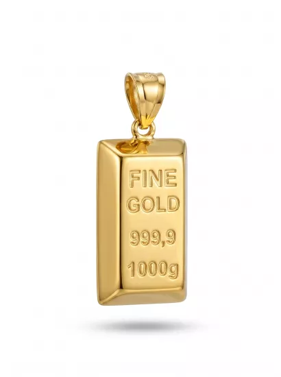 Külçe Gram Altın Model Kolye Ucu – 1,50 Gram