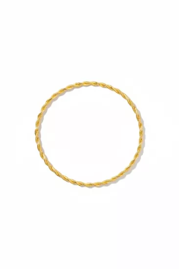 22 Ayar Altın İkili Burma Çocuk-Bebek Bileziği