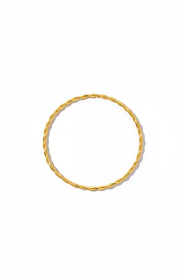 22 Ayar Altın İkili Burma Çocuk-Bebek Bileziği