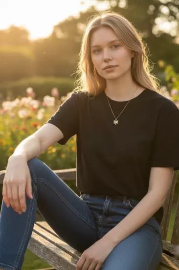 14 Ayar (585K) Kar Tanesi Kolye Ucu ve Zincir