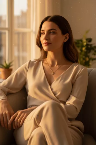 14 Ayar Kar Tanesi Kolye Ucu ve Zincir