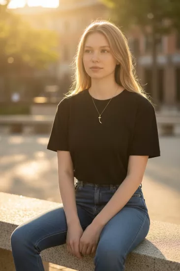 Altın Zülfikar Kılıç Kolye