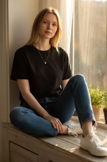 Altın Tek Taş Kolye Ucu ve Zinciri