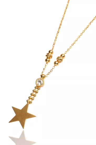 Altın Dorika Toplu Yıldız Zincir