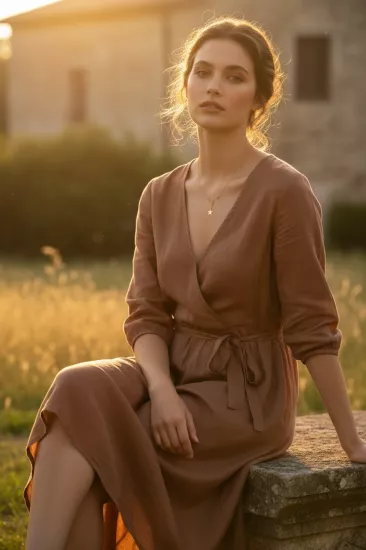 Altın Dorika Toplu Yıldız Zincir