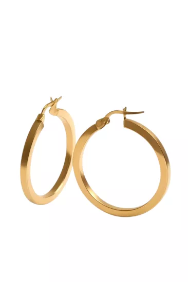 14 Ayar Altın Halka Küpe – Zarif ve Şık Tasarım