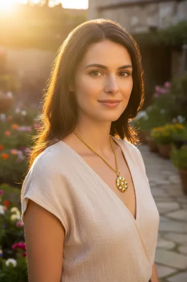  14 Ayar Altın Dorika Toplu Kolye Uclu Halat Zincir