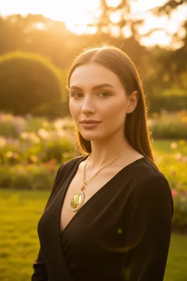 14 Ayar Altın Halat Zincirli Tuğra Model Kolye Ucu