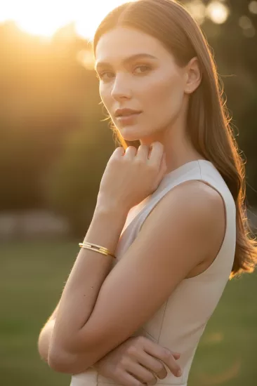  Altın Kaburga Model Bilezik