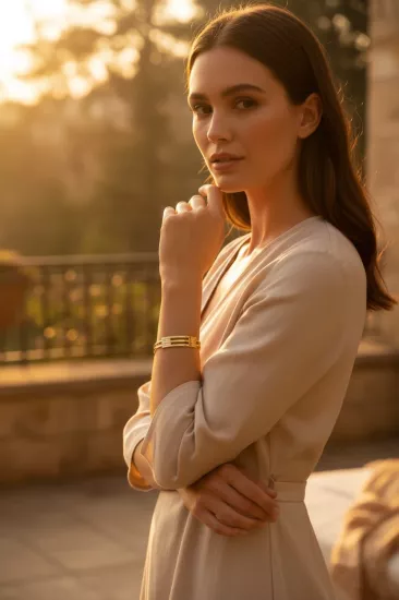 Altın Kaburga Model Bilezik