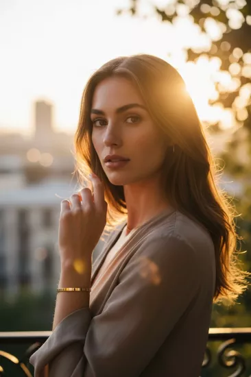 Altın Çivili Model Kelepçe