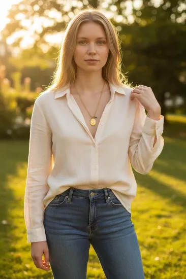 Altın Nostaljik M Harfli Halat Zincir