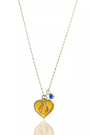 14 Ayar Altın Ö Harfli Aynalı Zincir