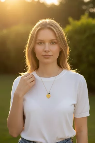 14 Ayar Altın S Harfli Aynalı Zincir